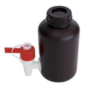 5L 棕色塑料放水瓶（放水桶）龙头瓶