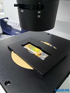 明美倒置显微镜应用于生物芯片观察