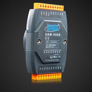 诚控电子工业级继电器输出远程IO模块DAM-5008
