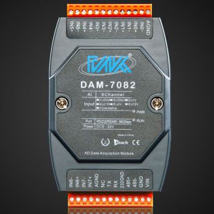 诚控电子plc485模拟量输入低成本模块DAM-7082