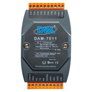 常用工控设备485模拟量输入低成本模块DAM-7011