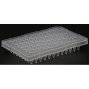 96孔荧光定量PCR板，200 μl磨砂，半裙边，单切角（A12）(MQ50501)