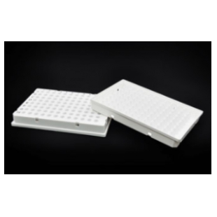 96孔荧光定量PCR板，100 μl白色，硬质全裙边，单切角（H1）（MQ51101S） 96孔荧光