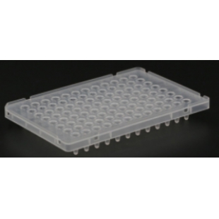 96孔荧光定量PCR板，100 μl磨砂，半裙边，单切角（A1）(MQ50101)