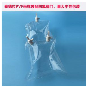 上海申源泰德拉气体采样袋采集袋PVF取样袋特氟龙阀门 防腐采样袋
