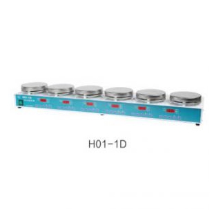 上海梅颖浦H01-1D六工位多工位磁力搅拌器（带加热）