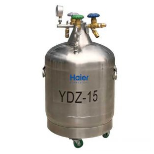 海尔生物-YDZ-15-液氮补给储存系列不锈钢自增压液氮罐