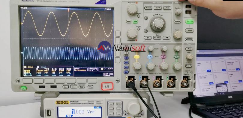 软件远程控制示波器，实现示波器数据采集分析-纳米软件