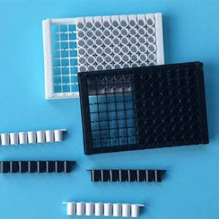上海晶安96孔黑色荧光可拆酶标板 白色发光可拆酶标板