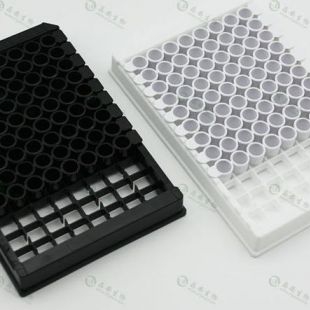 上海晶安96孔白色可拆卸酶标板条 