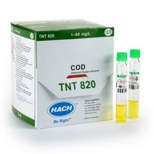 美国哈希COD试剂TNT820测试量程1.0~60mg/L