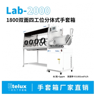 伊特克斯Lab2000系列标准1800分体式双面手套箱