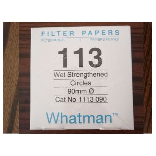 1113-090英国原装进口Whatman沃特曼113号圆型定性滤纸Grade 113