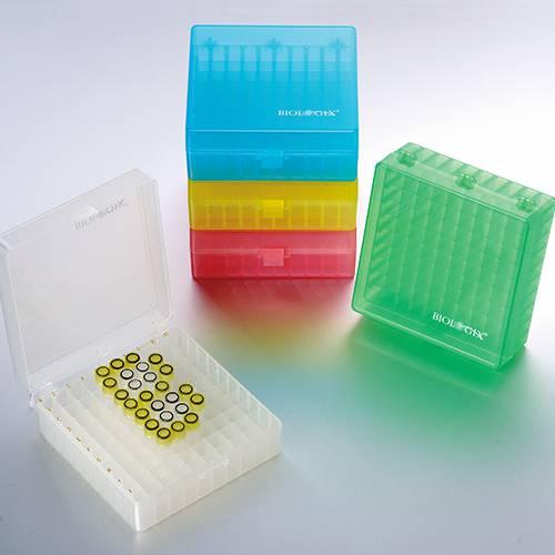 巴罗克 2英寸100格 PP冻存盒 90-9200 混色 高透明聚丙烯冻存盒
