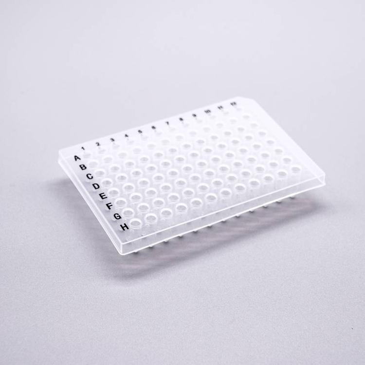一斗EDO1352016,0.2ml 96孔PCR板-半裙边，透明，黑字,10块/包,5包/箱