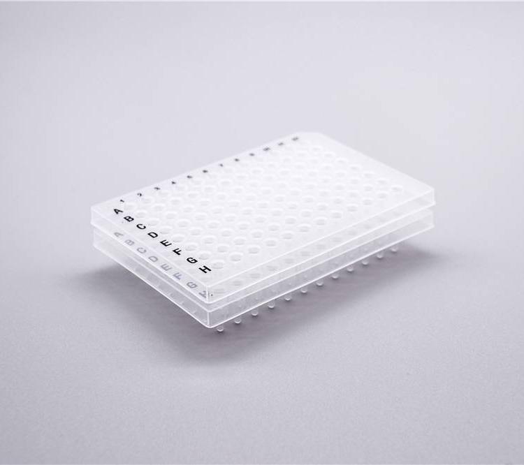 PCR板 1352035 0.1ml 半裙边，白色（适配罗氏PCR仪）10块/包,5包/箱