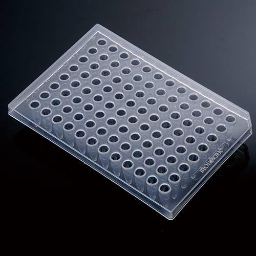巴罗克60-0056 96孔PCR板，聚丙烯，无酶，透明，半裙边，5个/袋，5袋/盒，100个/箱