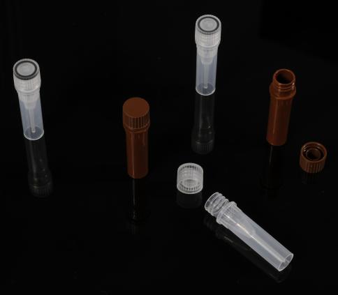81-7055 巴罗克 棕色冷冻管 医疗级聚丙烯，可反复冻融 管型适配 1 英寸 /2 英寸冻存盒