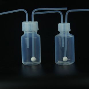 PFA洗气瓶腐蚀性气体收集瓶集气瓶冲击式吸收瓶带过滤球