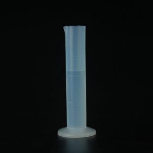 实验室用PFA氟树脂透明大口圆底量筒刻度清晰10ml~2000ml