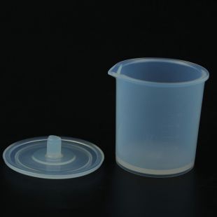 PFA烧杯特氟龙透明聚四氟带刻度大规格带把手烧杯配电热板使用