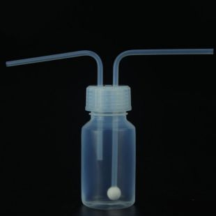 化学实验用FEP洗气瓶500ml特氟龙洗气瓶反应瓶