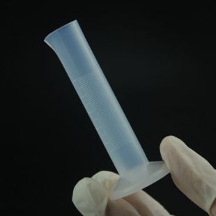 实验室PFA塑料量筒5ml10ml25ml可溶性聚四氟乙烯量筒透明