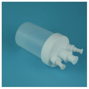 PFA平底三颈烧瓶500ml四氟反应瓶透明可视耐酸碱可定制