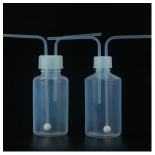 PFA洗气瓶生物化工业用气体吸收瓶缓冲瓶耐腐蚀无溶出析出尾气瓶