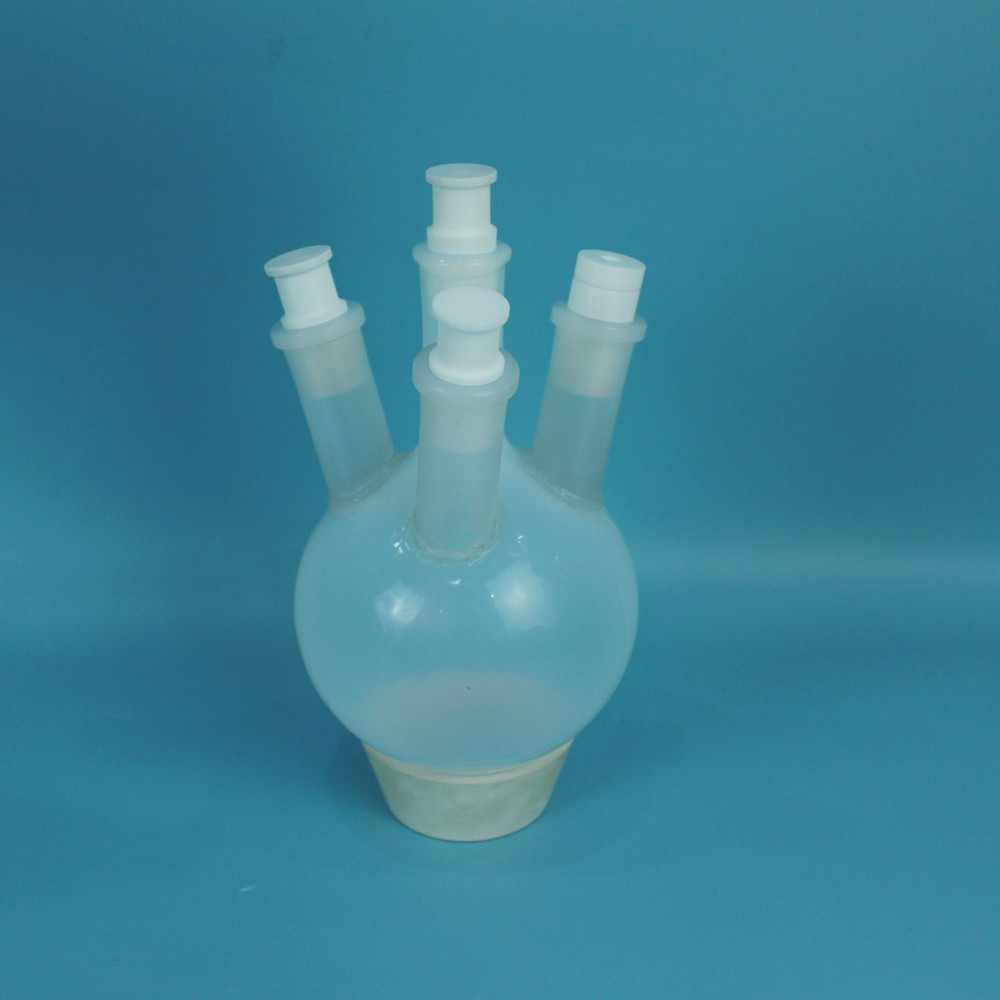 可溶性聚四氟乙烯烧瓶半透明PFA烧瓶耐酸碱耐腐蚀反应瓶