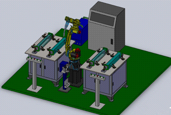 焊接机器人工作站由哪些设备组成---徕深科技
