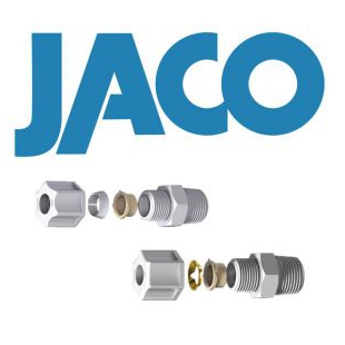美国JACO 塑料卡套式接头PP/PVDF/尼龙/缩醛