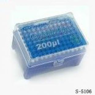 Tip 1-200ul进口加长吸嘴,无色, 带滤芯, 盒装灭菌