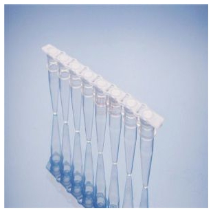 罗氏专用0.1ml平盖八联管透明无热源PCR管