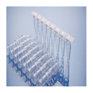 检测专用8联管0.2ml荧光定量PCR8连管透明