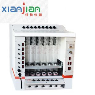 食品酸碱洗涤法测试仪SLQ-6A上海纤检粗纤维测定仪 