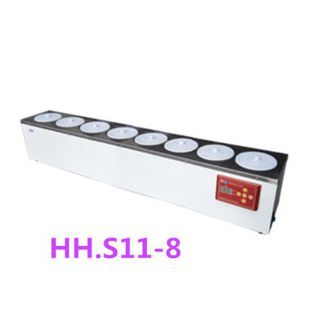 单排8孔温度试验水浴锅HH.S11-8恒温水浴锅 