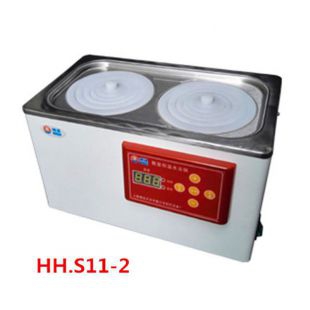 HH.S11-2恒温水浴锅 单排双孔水浴锅