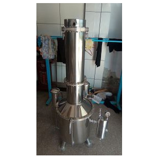 上海双哈牌TZ100不锈钢塔式蒸汽重蒸馏水器 