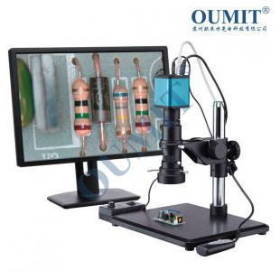 欧米特自动聚焦对焦高清HDMI数码电子视频<em>放大镜</em>视频显微镜OMT-1800AF