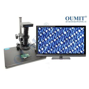 欧米特视频显微镜OMT-1800HC高清HDMI高速自动寻边智能测量显微镜