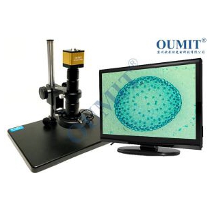 欧米特视频显微镜OMT-1800HC高清HDMI高速自动寻边智能测量显微镜