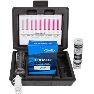 美国CHEMetrics K-2504D型氯(游离&总)测试盒