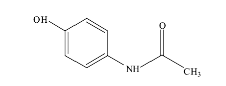 图1对乙酰氨基酚结构式.png