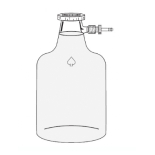 优莱博   溶液瓶, 带塑料强化涂层, 带Ace-Safe