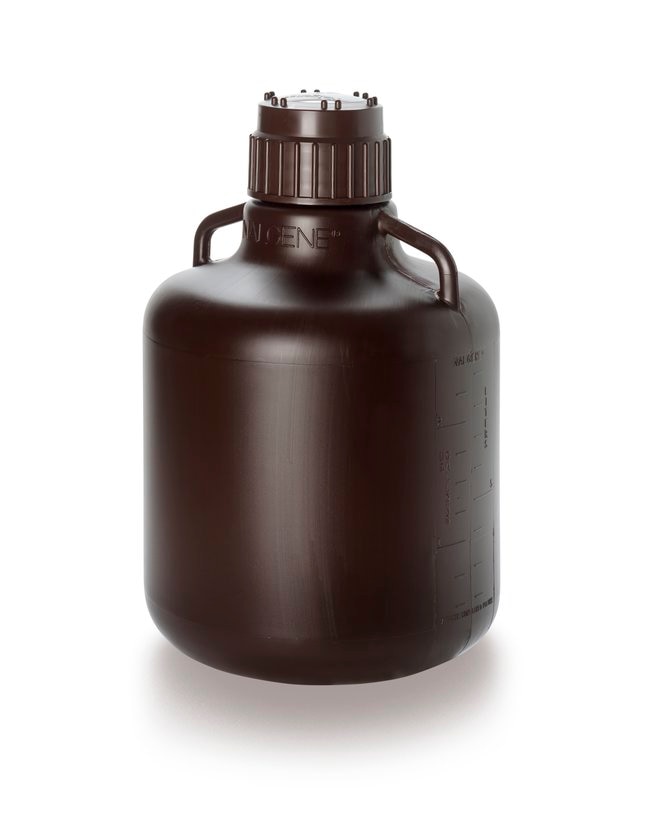 Nalgene™ 棕色 HDPE 细口大瓶