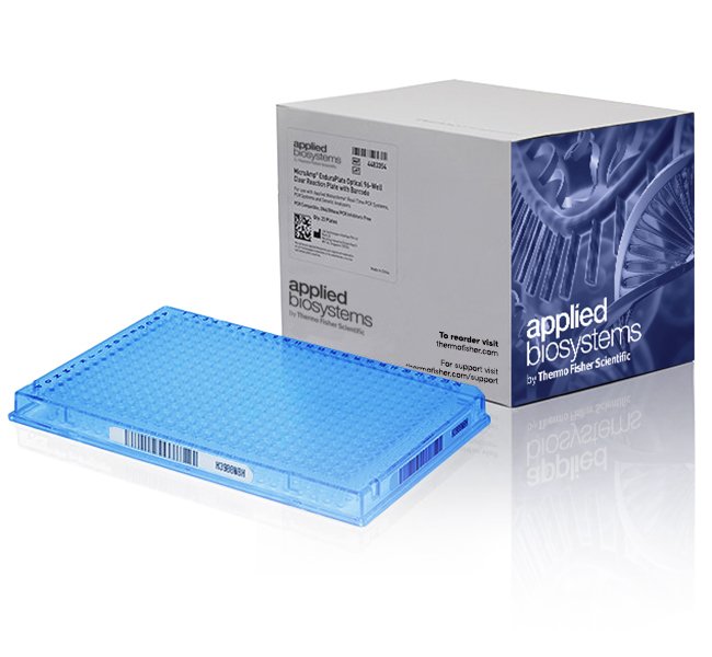 MicroAmp™ EnduraPlate™ 光学 384 孔蓝色反应板（带条形码）