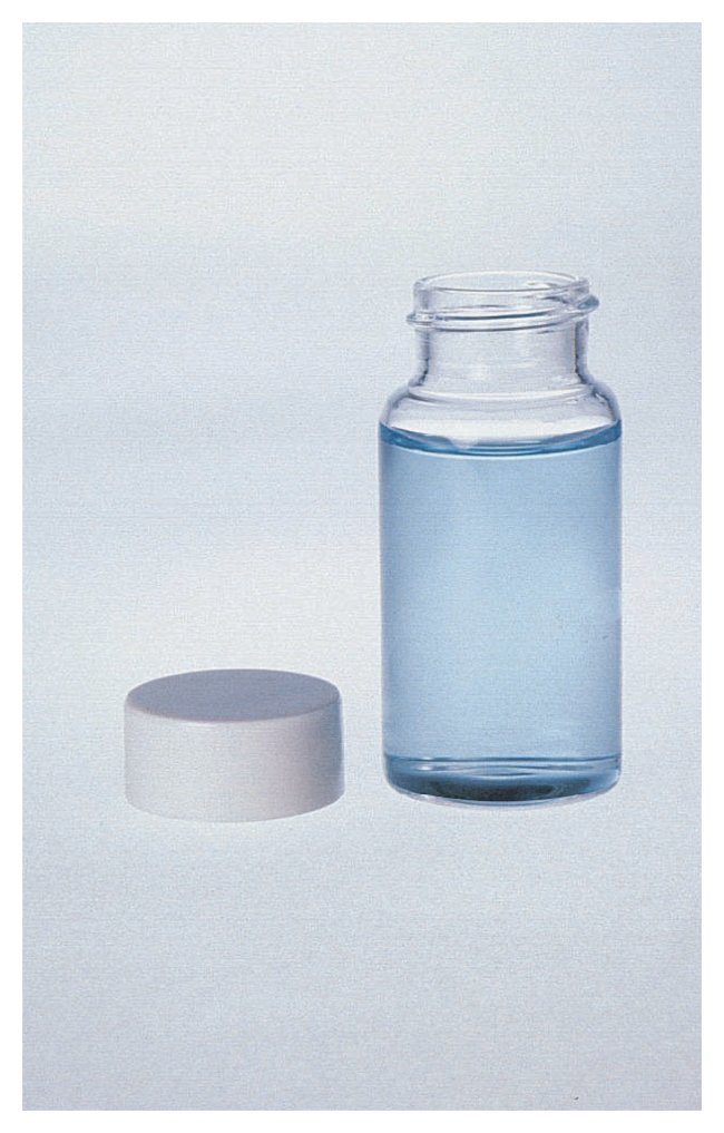 Borosilicate Glass Scintillation Vials, with White Polypropylene Caps