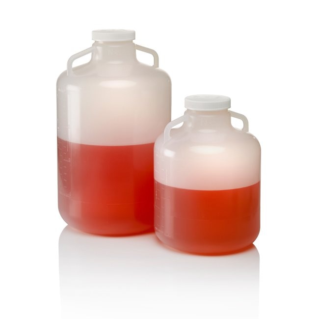 Nalgene™ Polypropylene, Wide-Mouth Carboy with Handle