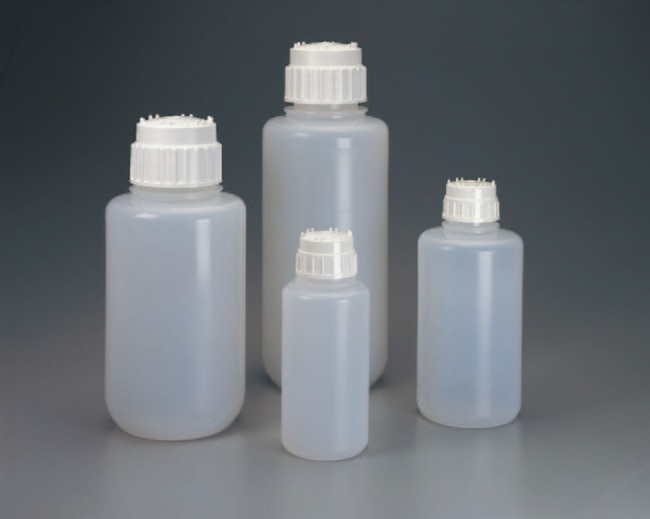 Nalgene™ 聚丙烯共聚物带盖耐用真空瓶： 实验室包装
